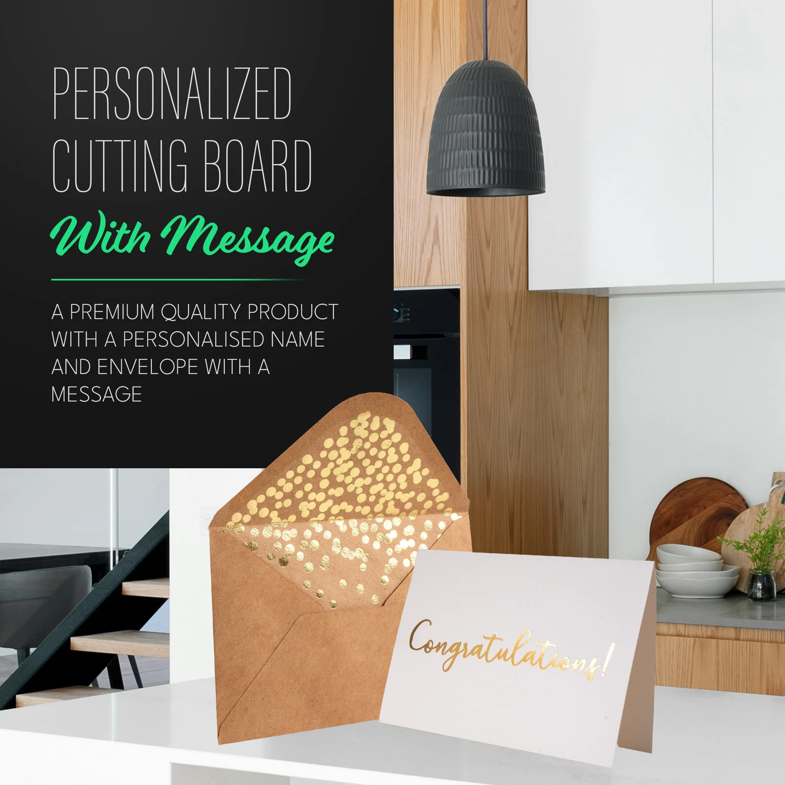 Personalized Cutting Board Customized Charcuterie Board Perfect for Weddings, Anniversaries, and Housewarmings Includes Gift Box and Stands. - Image 6